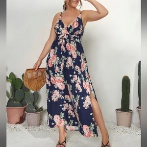 Shein Floral Maxi Dress